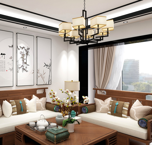 中央華府87平米戶(hù)型裝修案例